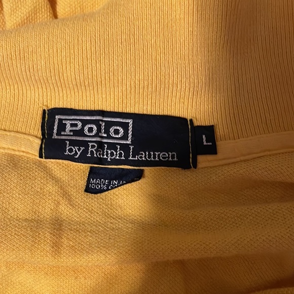 Yellow Polo By Ralph Lauren Shirt - Picture 2 of 2